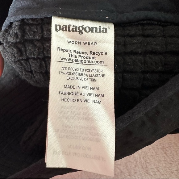 Patagonia Womens Black R2 Techface Full Zip Jacket M Outdoors Hiking Performance - Picture 13 of 14